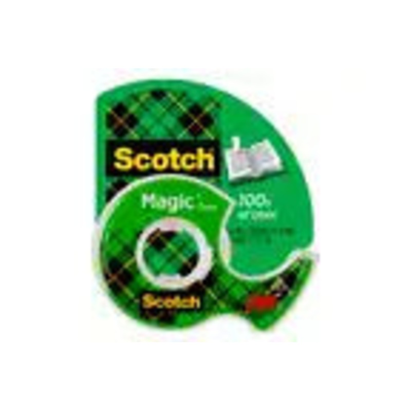 3M Scotch Magic Tape Dispensered Rolls 1/2 x 450