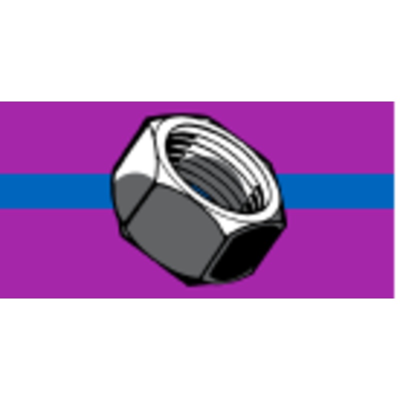 Midwest Fastener Coarse Finished Hex Nuts 1/2-13