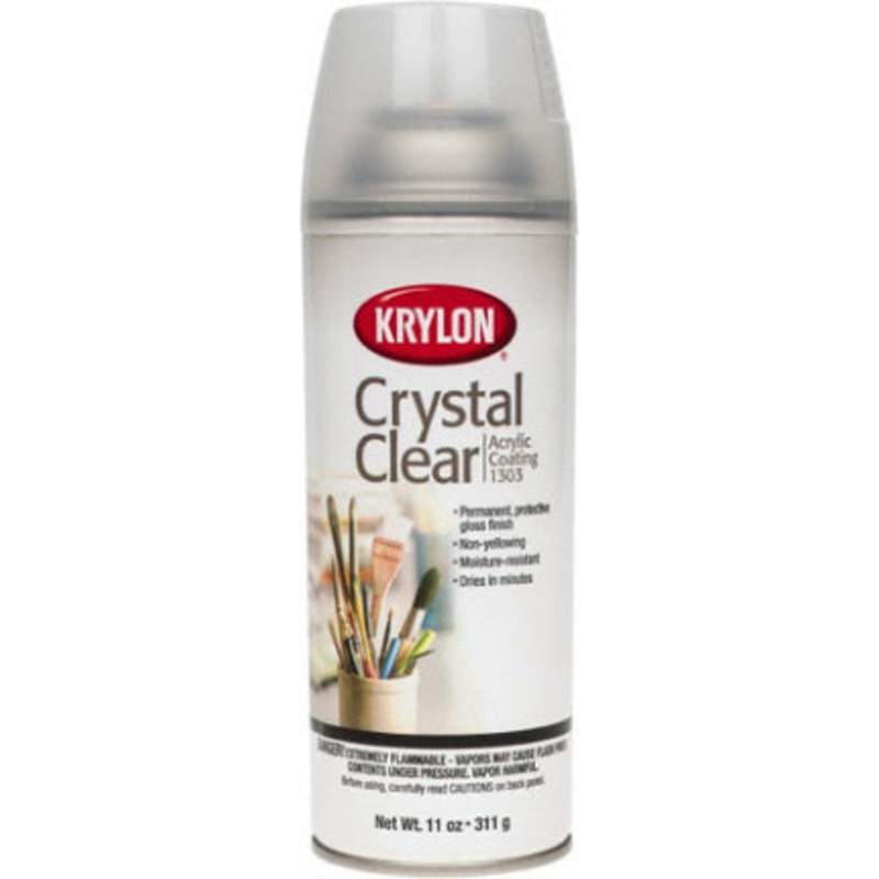 CRYSTAL CLEAR SPRAY COATINGS 11 OZ