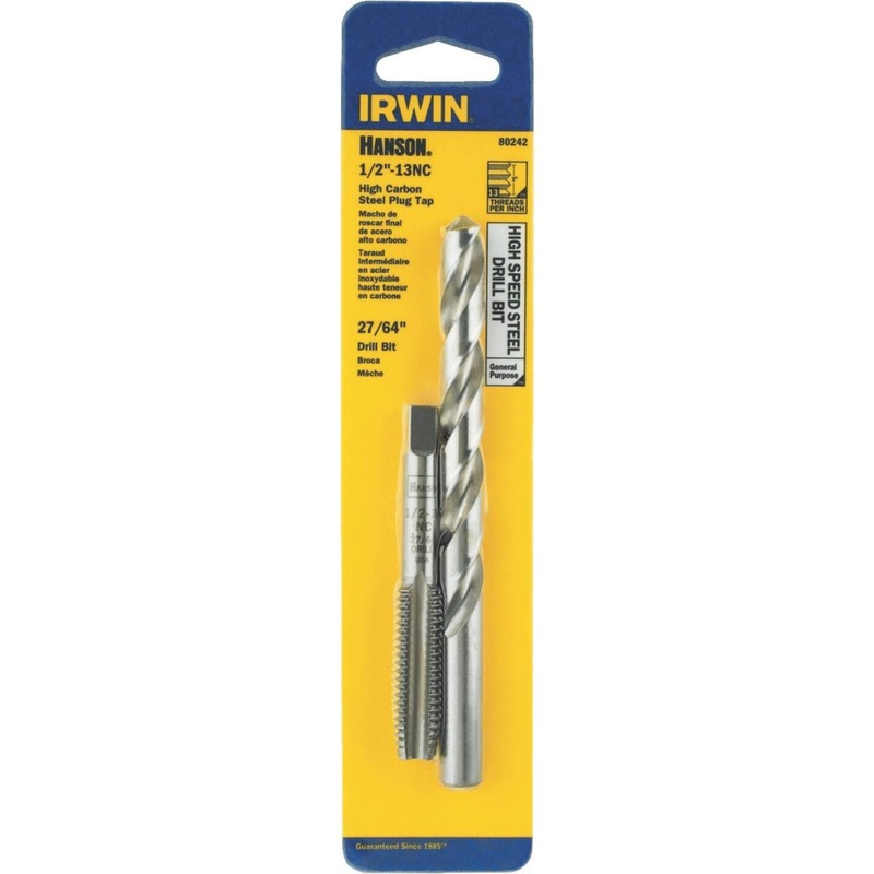 Irwin Hanson 1/2 In. – 13 Plug Tap & Drill Bit