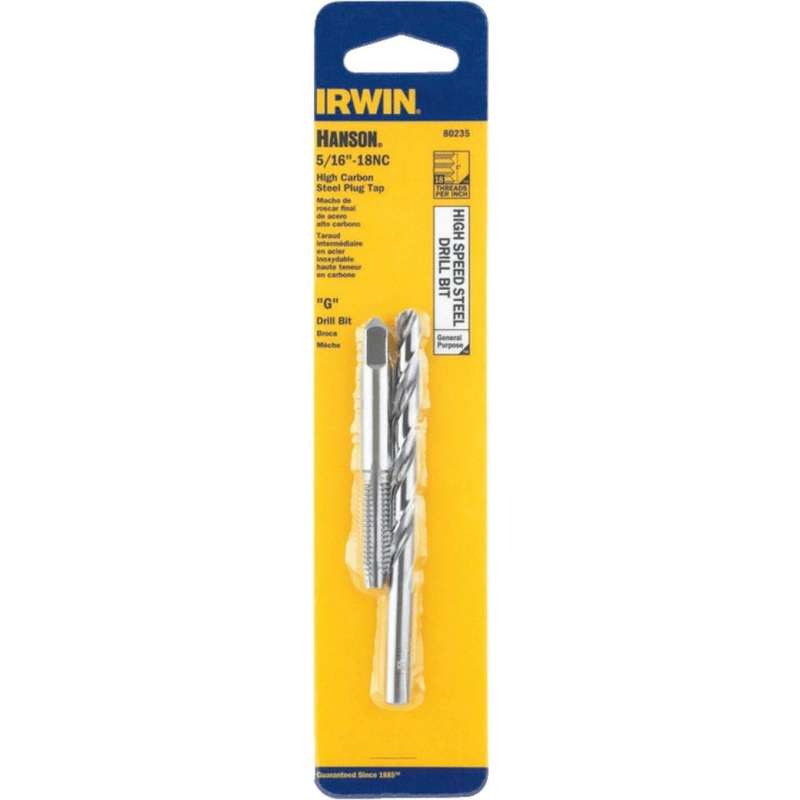 Irwin Hanson 5/16 In. – 18 Plug Tap & Drill Bit