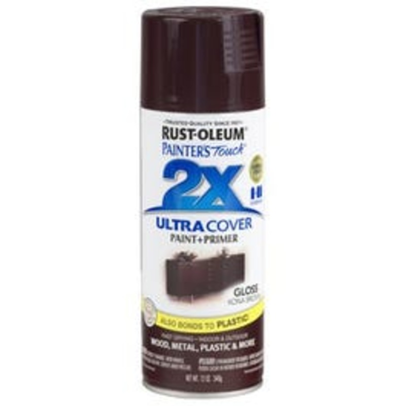 Painter’s Touch 2X Spray Paint, Gloss Kona Brown, 12-oz.