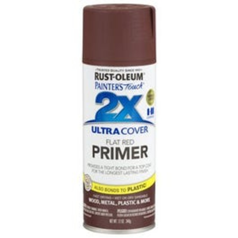 Painter’s Touch 2X Spray Primer, Flat Red, 12-oz.