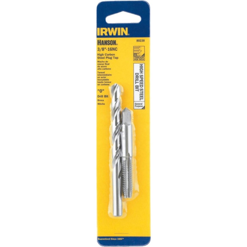 Irwin Hanson 3/8 In. – 16 NC Plug Tap & Drill Bit