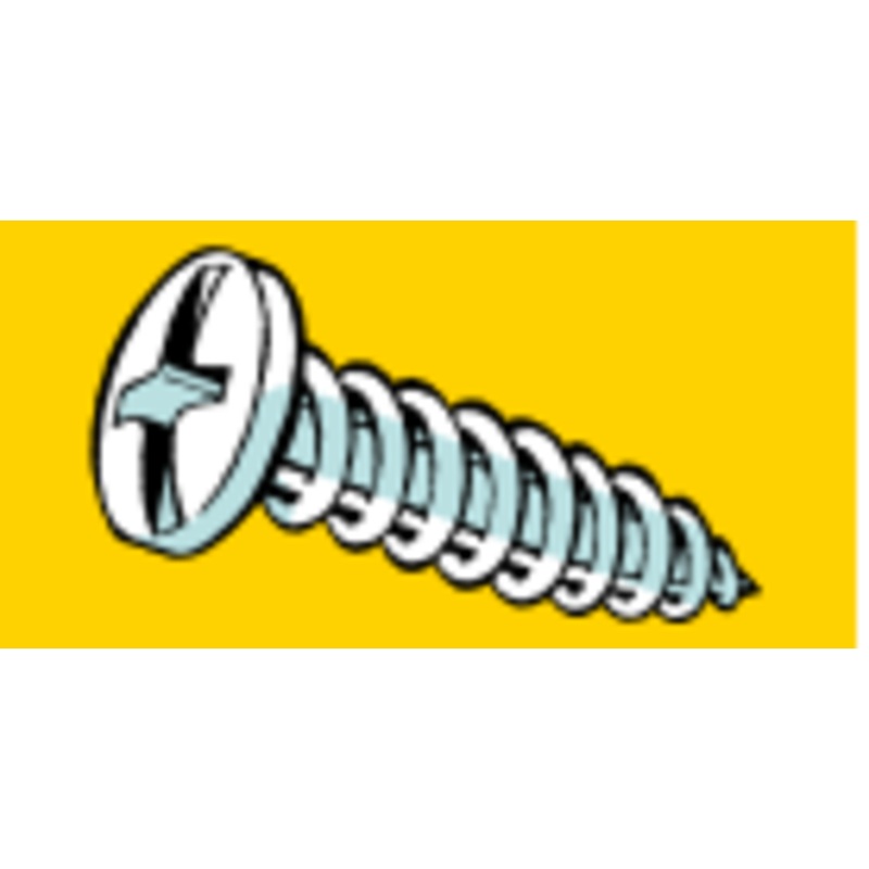 Midwest Fastener Combo Pan Sheet Metal Screws #14 x 1