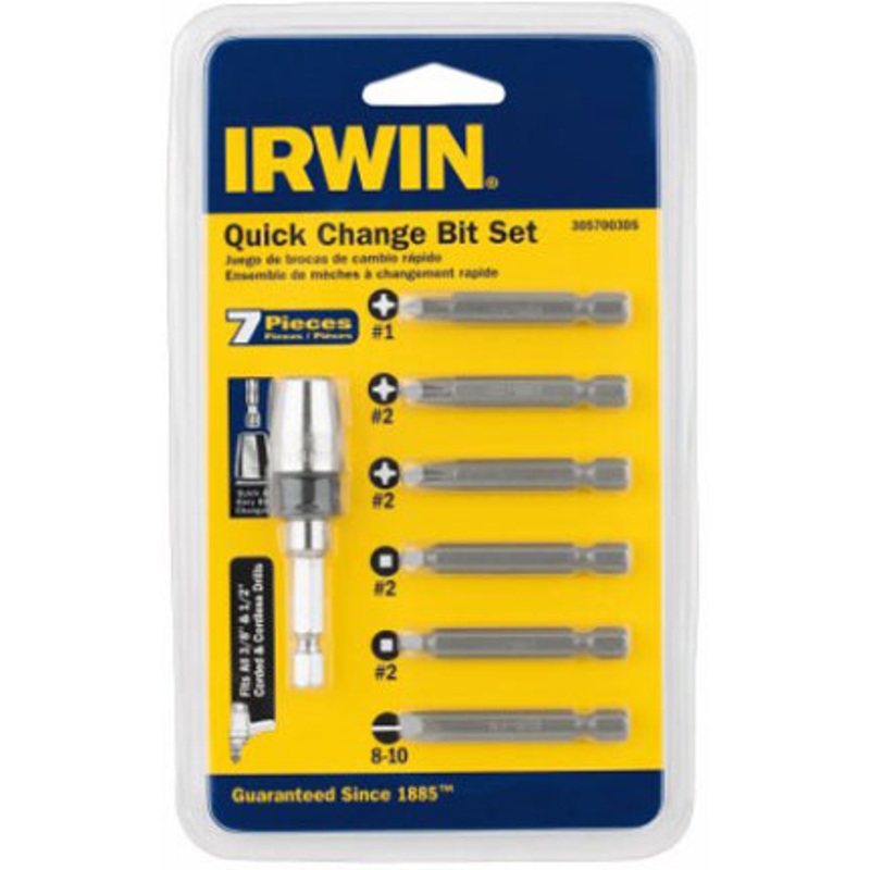 BIT SET 7PC SCREWDRIVING