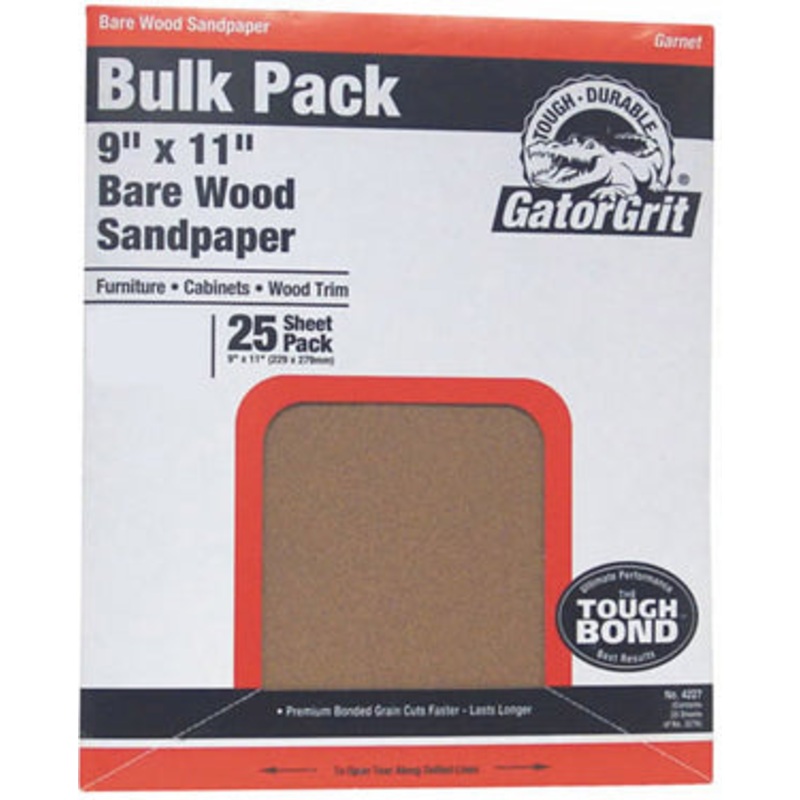9X11 GARNET C-WT 220BULK SANDPAPER