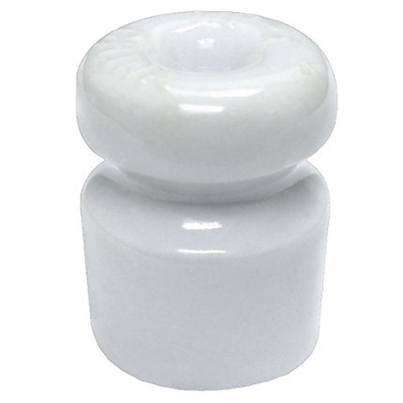Zareba Single Groove Wood Post Ceramic Insulators