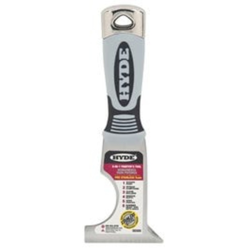 6-In-1 Painter’s Tool, Stiff Steel Blade, 2-1/2-In.
