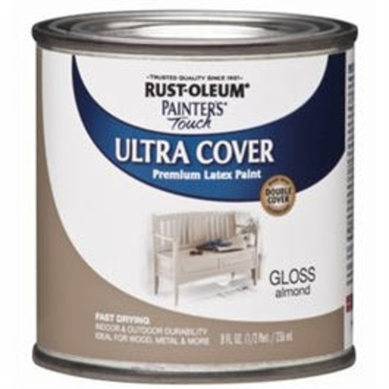 Painter’s Touch Ultra Cover Paint, Almond Gloss, 1/2-Pt.