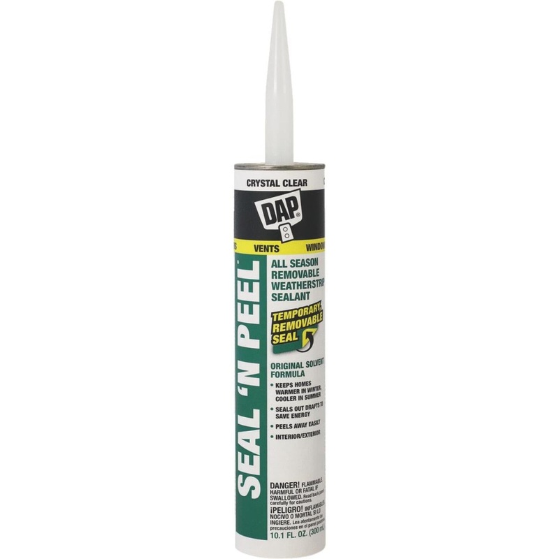 DAP SEAL ‘N PEEL 10.1 Oz. Removable Weather Stripping Sealant