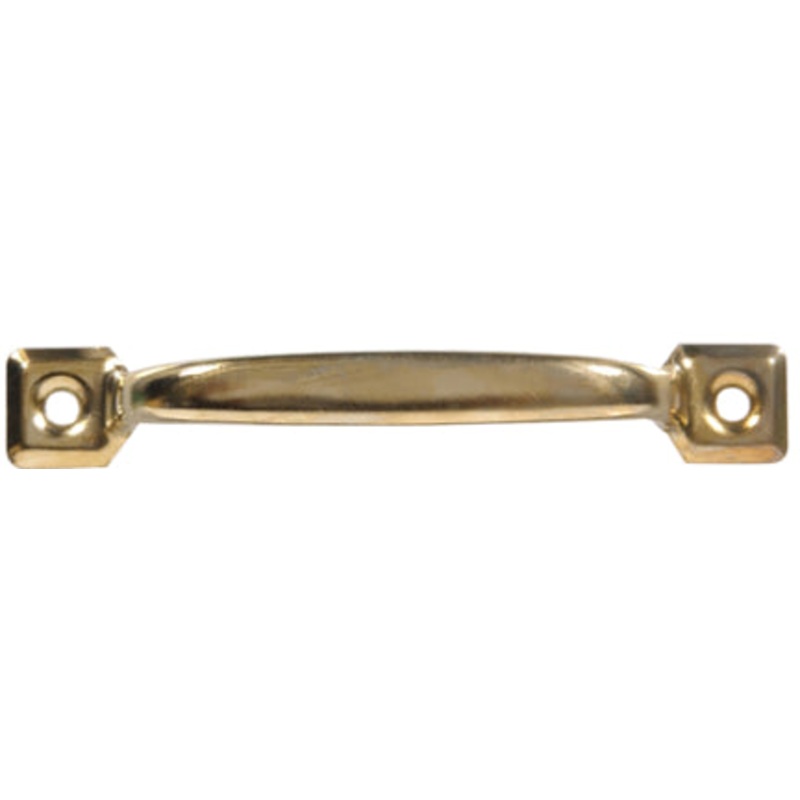 4.75  BRASS PLATED SCRN DR PULL