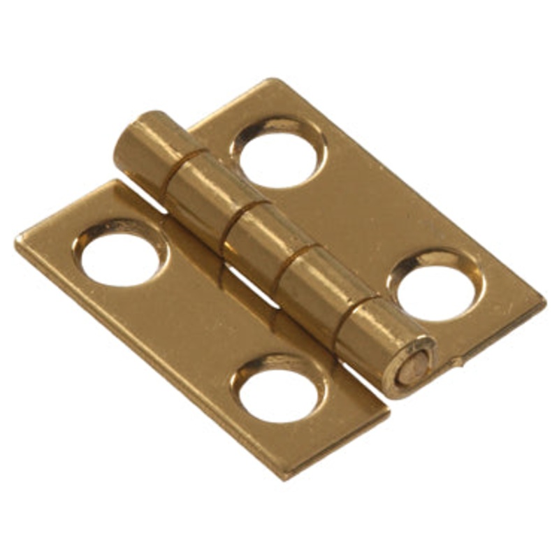 2  SOLID BRASS NARROW HINGE