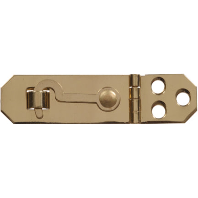 3/4  SOLID BRASS HASP W/HOOK