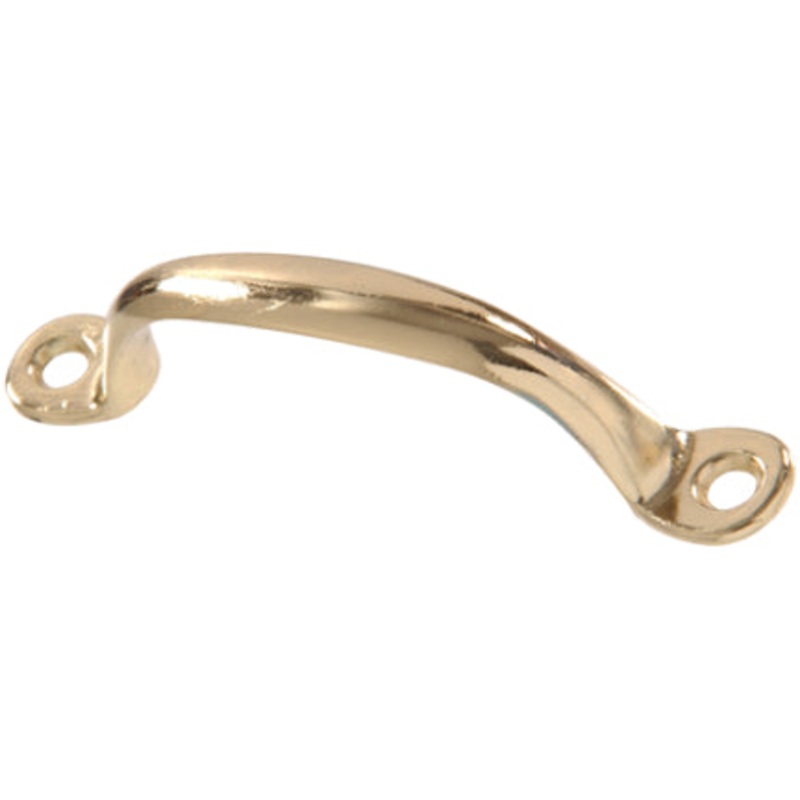3.75  BRASS PLATED UTILTYDOOR PULL