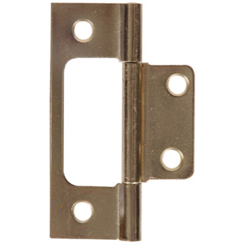 3  SATIN BRASS FIX HINGE