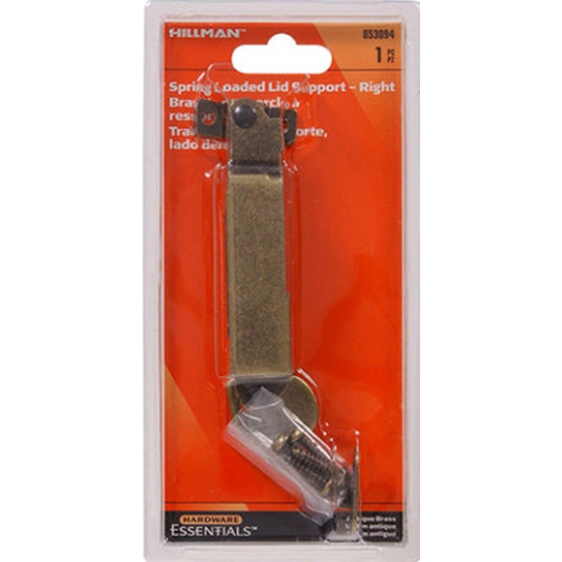 ANTIQUE BRASS RGHT SPRING SPPRT