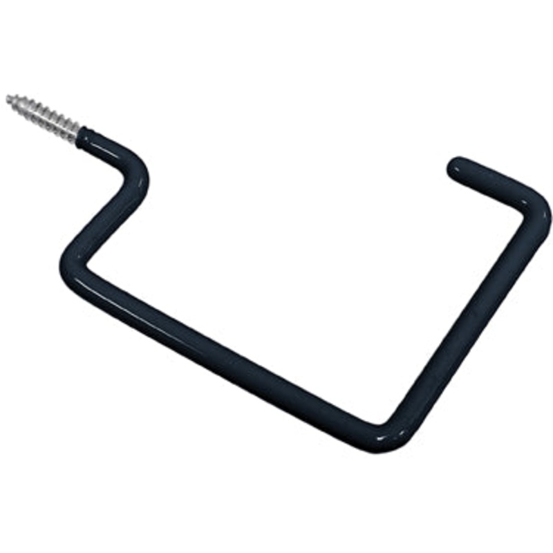 BLACK VINYL COATED LRG STRGE HOOK