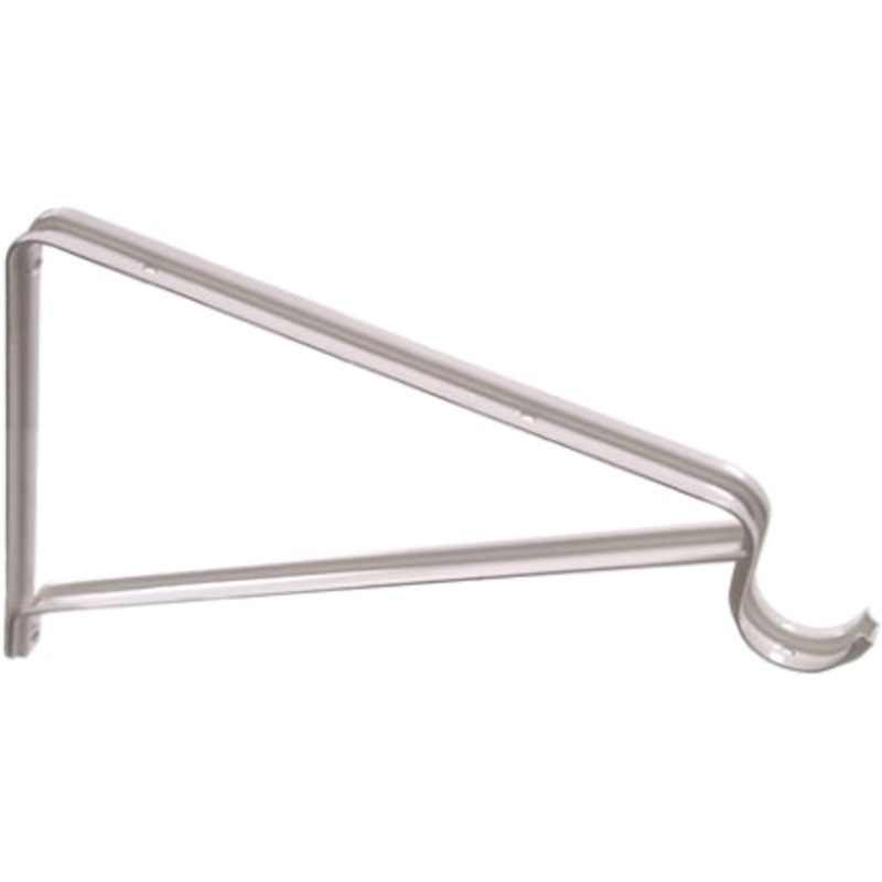 WHITE SHELF/ROD BRCKT