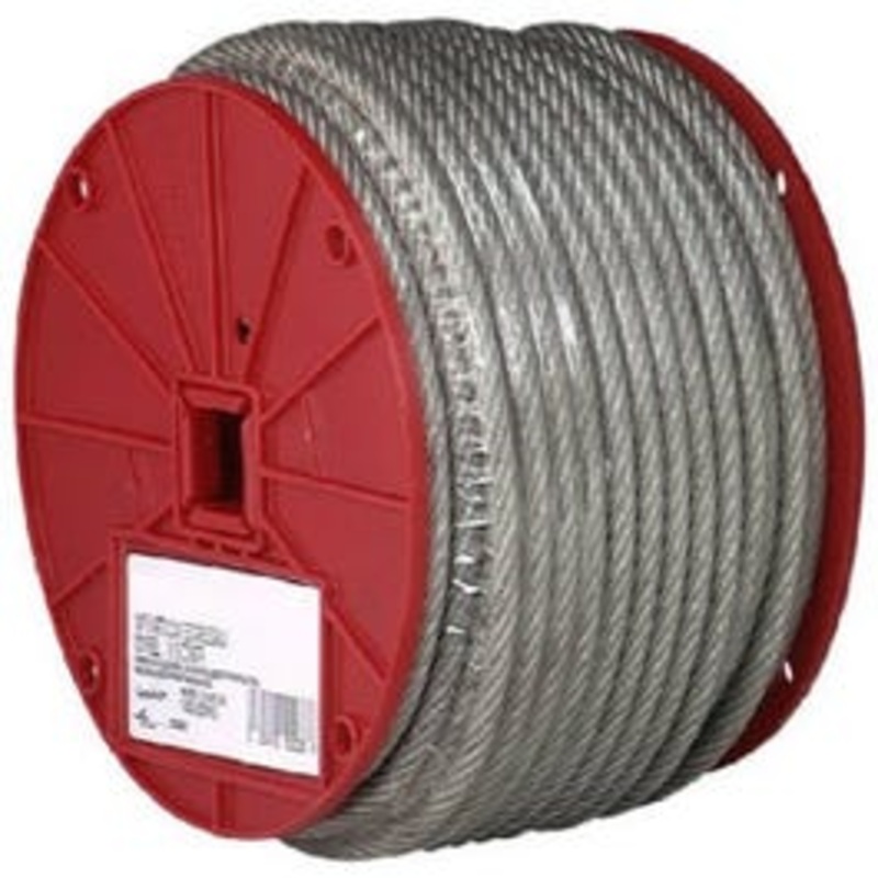 Apex Clear Coat Cable, 7×19, 1/4-In. x 200-Ft.