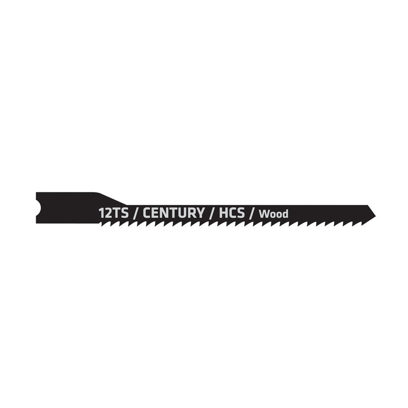 Century Drill And Tool 12ts Universal Shank Hcs Jig-Saw Blade