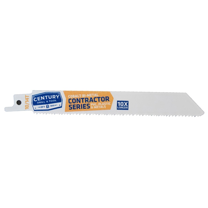 Century Drill And Tool Contractor Series Reciprocating Saw Blade 10/14t X 6