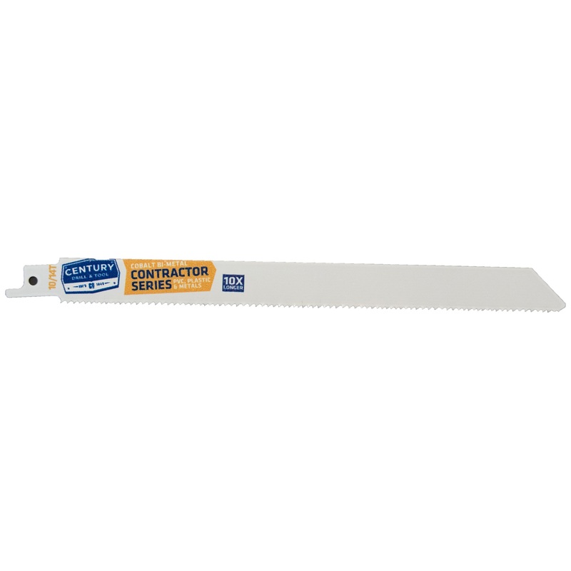 Century Drill And Tool Contractor Series Reciprocating Saw Blade 10/14t X 9
