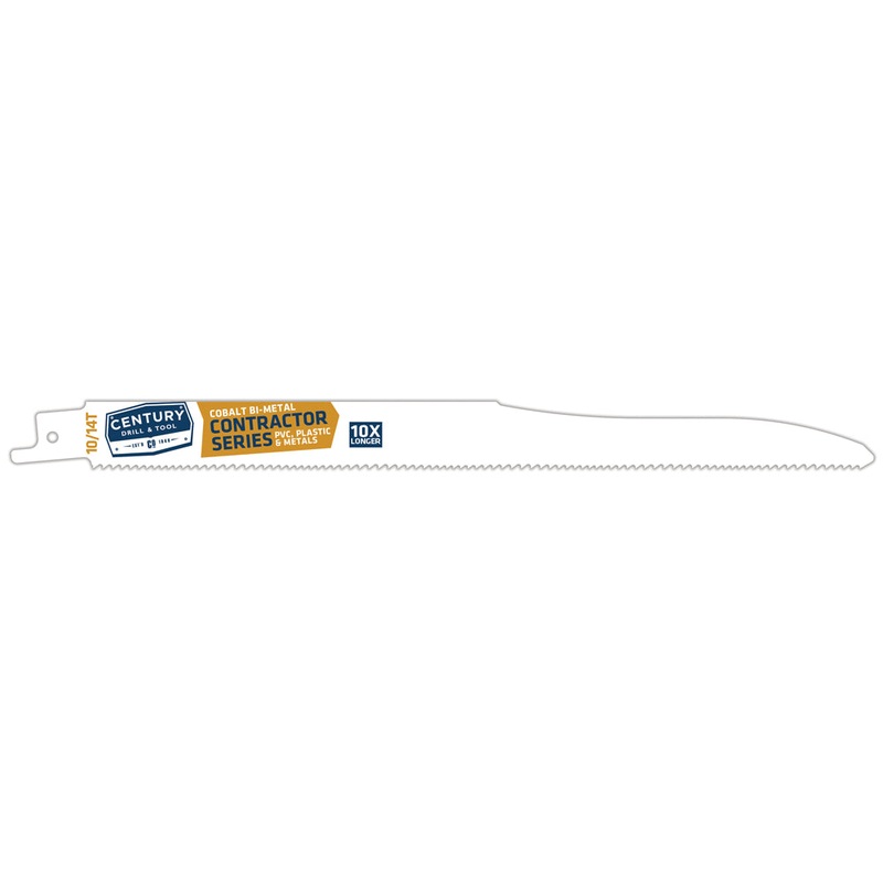 Century Drill And Tool Contractor Series Reciprocating Saw Blade 10/14t X 9 5 Pack