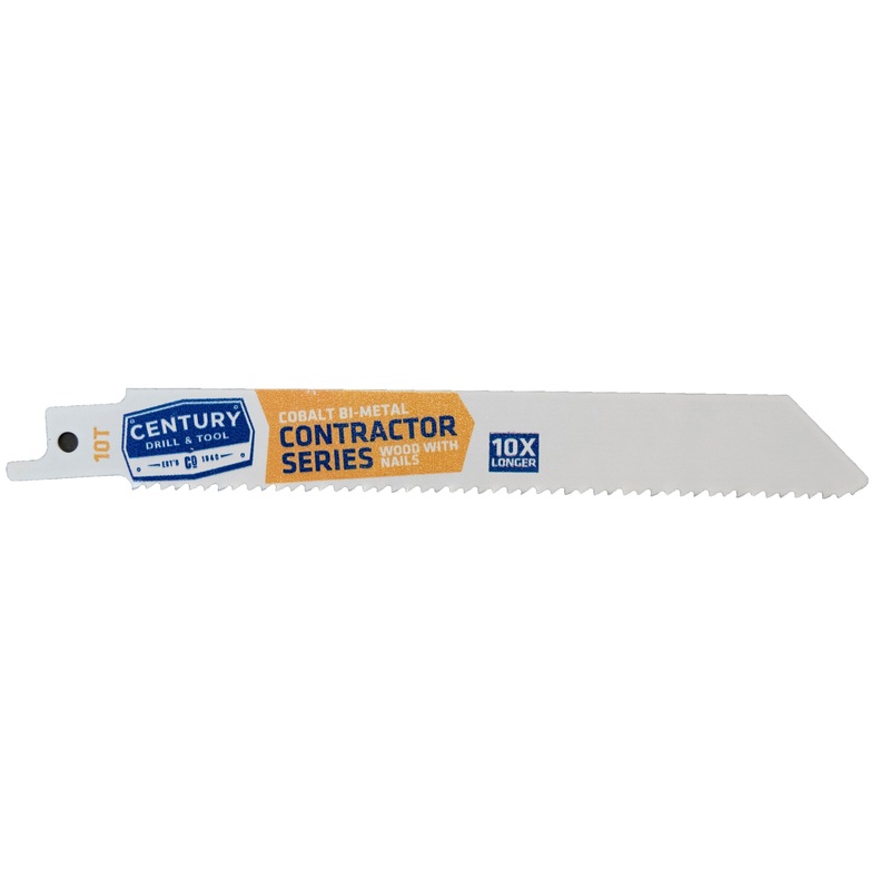 Century Drill And Tool Contractor Series Reciprocating Saw Blade 10t X 6