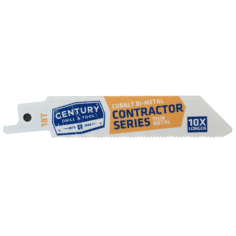 Century Drill And Tool Contractor Series Reciprocating Saw Blade 18t X 4