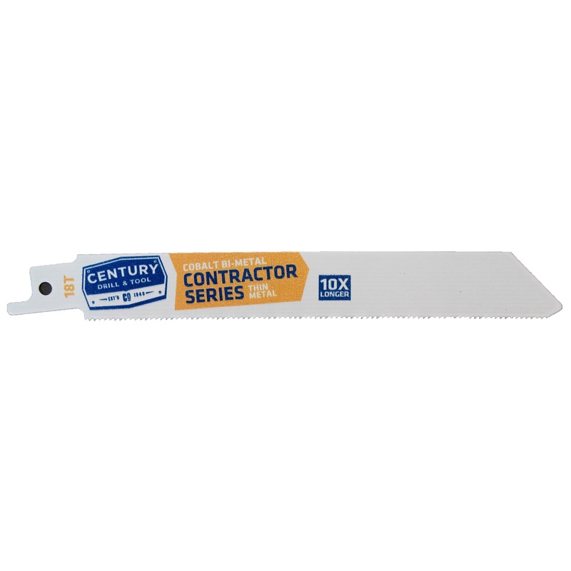 Century Drill And Tool Contractor Series Reciprocating Saw Blade 18t X 6