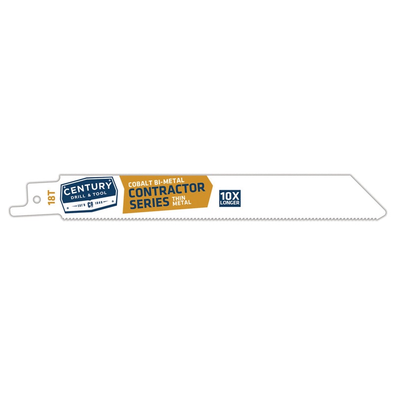 Century Drill And Tool Contractor Series Reciprocating Saw Blade 18t X 6 5 Pack