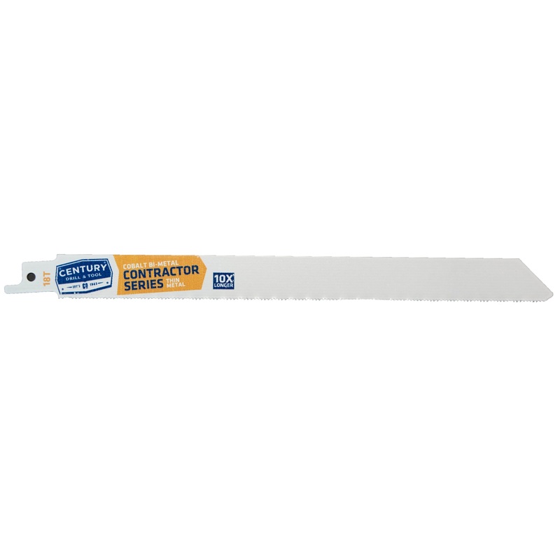 Century Drill And Tool Contractor Series Reciprocating Saw Blade 18t X 9