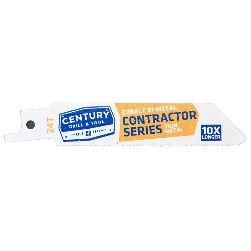 Century Drill And Tool Contractor Series Reciprocating Saw Blade 24t X 4