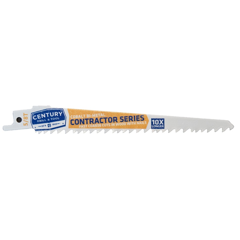 Century Drill And Tool Contractor Series Reciprocating Saw Blade 5/8 X 6