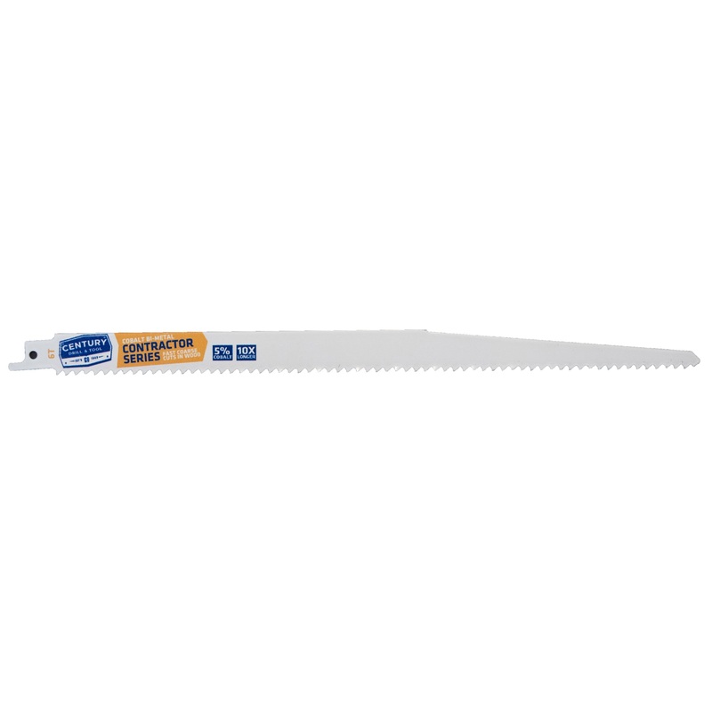 Century Drill And Tool Contractor Series Reciprocating Saw Blade 6t X 12