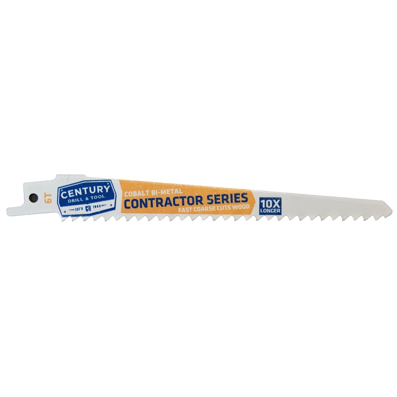Century Drill And Tool Contractor Series Reciprocating Saw Blade 6t X 6