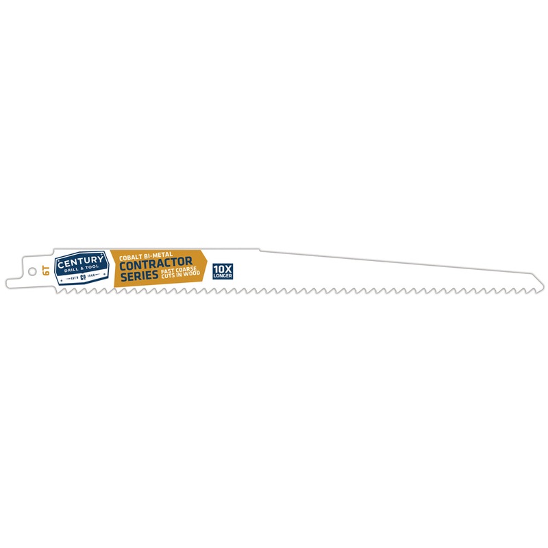 Century Drill And Tool Contractor Series Reciprocating Saw Blade 6t X 9 5 Pack