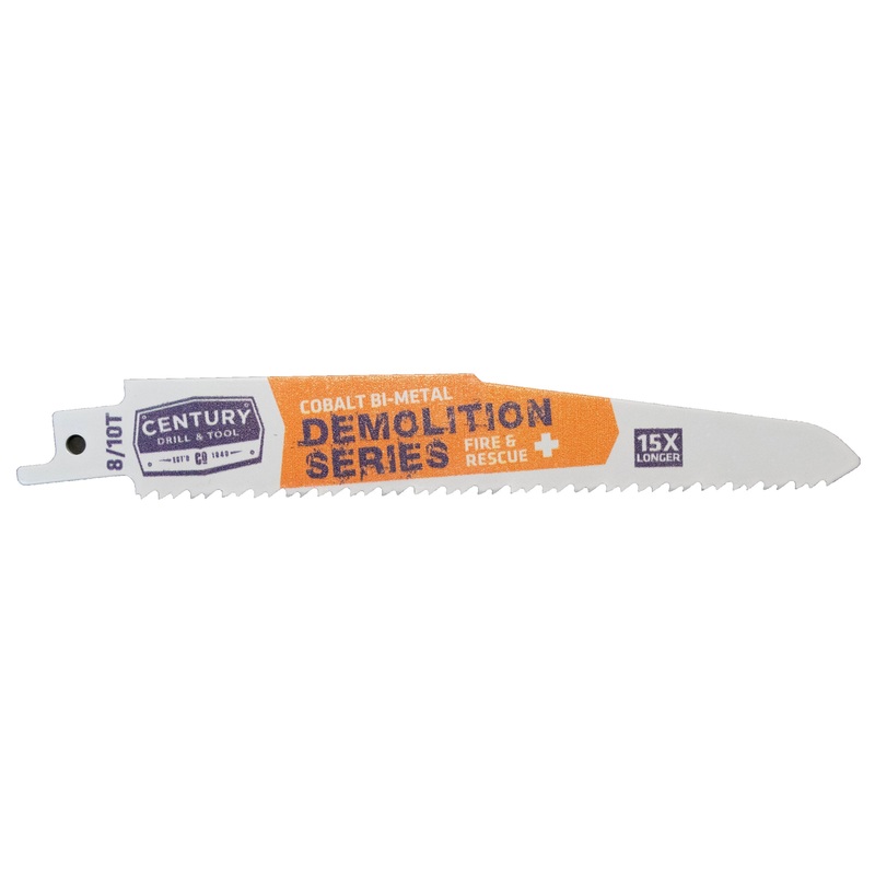 Century Drill And Tool Demolition Series Reciprocating Saw Blade 8/10t X 6