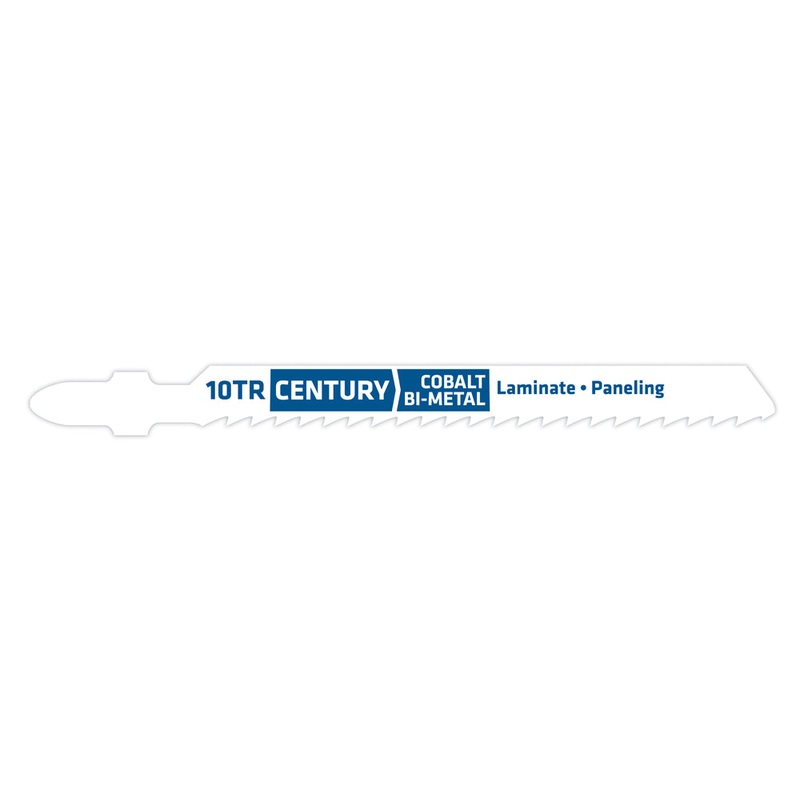Century Drill And Tool Jig-Saw Blade 10tr Bi-Metal 3-5/8 Length .040 Thickness Tang Shank
