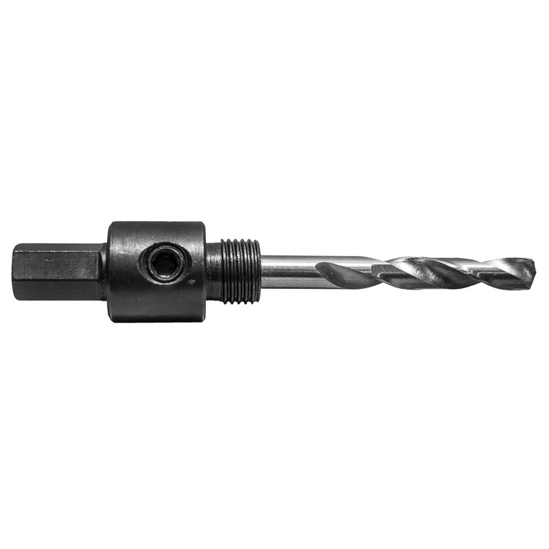 Century Drill And Tool Series A Hole Saw Arbor  1/2-20 Thread, 3/8 Shank, 3/8 Chuck