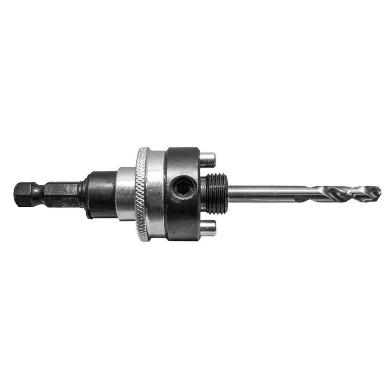 Century Drill And Tool Series B Hole Saw Arbor  5/8-18 Thread, 7/16 Shank, 1/2 Chuck