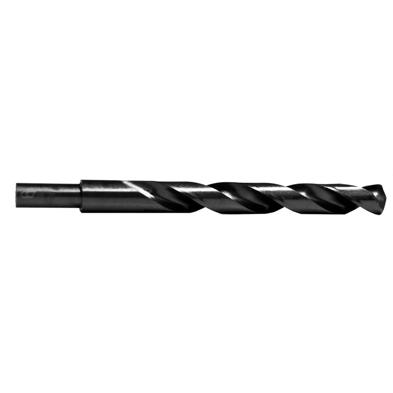 Century Drill And Tool Black Oxide Drill Bit 25/64 Reduced 3/8 Pro Grade