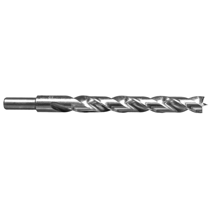 Century Drill And Tool Brad Point Wood Bit 1/2 Overall Length 6 Cut Length 4-1/2 Rs 3/8