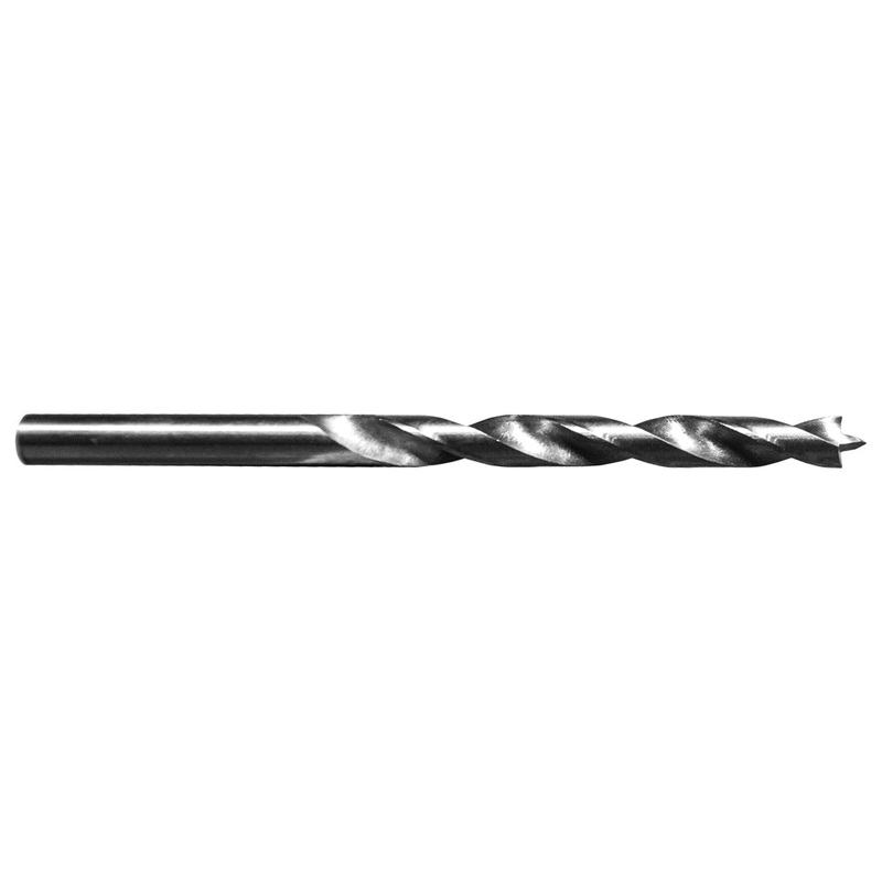Century Drill And Tool Brad Point Wood Bit 1/4 Overall Length 4 Cutting Length 2-3/4