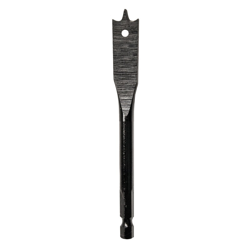 Century Drill And Tool Stubby Lazer Spade 5/8 X 4 Power Drive Shank 1/4