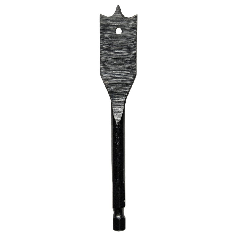 Century Drill And Tool Stubby Lazer Spade 7/8 X 4 Power Drive Shank 1/4
