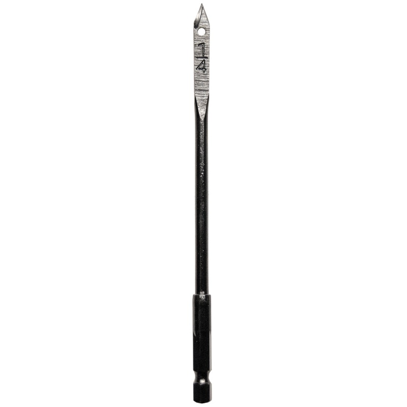 Century Lazer Spade Drill Bit|36416 – 1/4 X 6|36420 – 5/16 X 6|36424 – 3/8 X 6|36432 – 1/2 X 6|36436 – 9/16 X 6|36440 – 5/8 X 6|36452 – 13/16 X 6|36456 – 7/8 X 6|36460 – 15/16 X 6|36472 – 1-1/8 X 6|36480 – 1-1/4 X 6|36496
