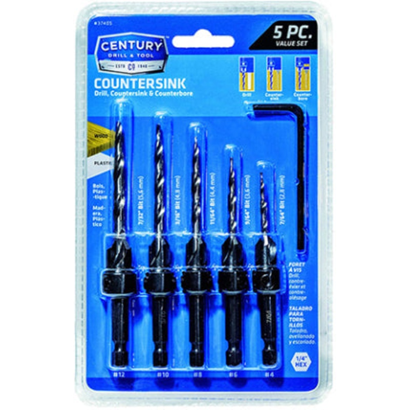 COUNTERSINK 5 PC SET