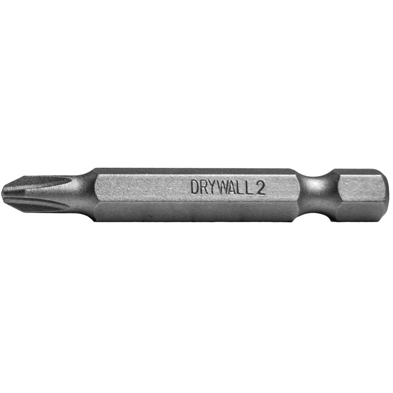Century Drill And Tool Drywall Screwdriver Bit #2r 2 Power S2 Steel